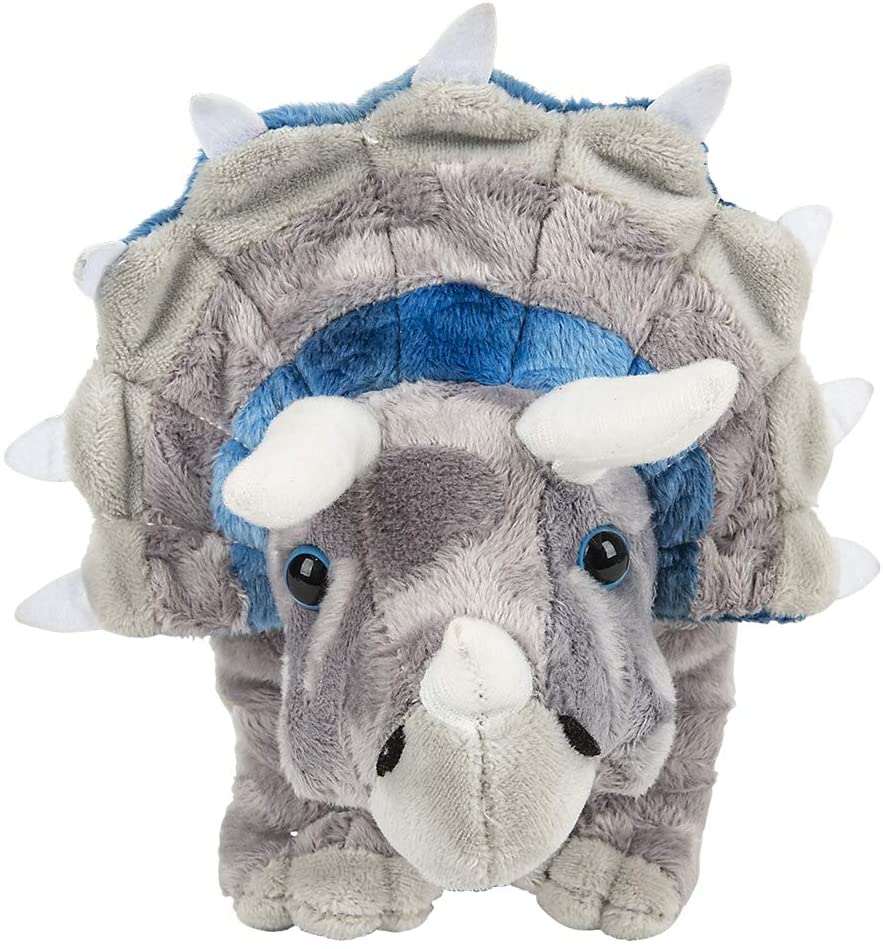 13 inch Triceratops Stuffed Dinosaur Plush - Dinosaur Stuffed Animal with Ultra Soft Plush Design - Great Prize or Gift for Someone Special