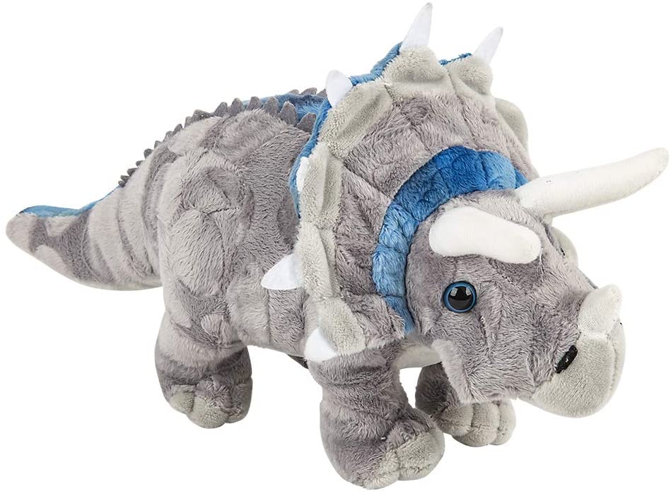 13 inch Triceratops Stuffed Dinosaur Plush - Dinosaur Stuffed Animal with Ultra Soft Plush Design - Great Prize or Gift for Someone Special