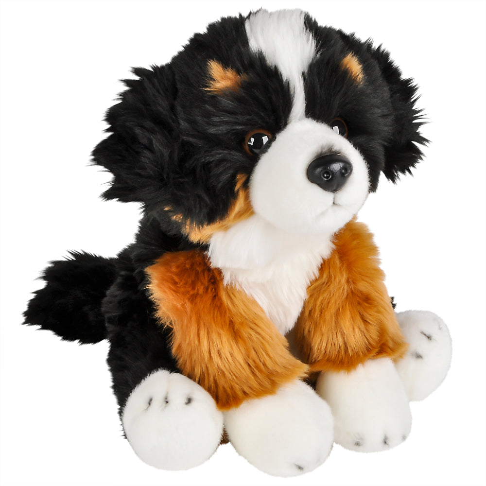 12 inch Heirloom Floppy Bernese Mountain Dog - Ultra Soft Plush - Stuffed Animal- Great Gift or Prize - for Ages 3+