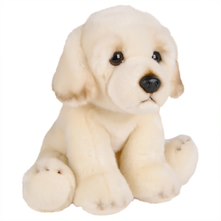 White, Fluffy, Adorable, Plush 12 inch Golden Retriever Puppy - Super Cuddly - Great Gift Idea for Anyone- Perfect for Animal Lovers of All Ages - Ages 3+