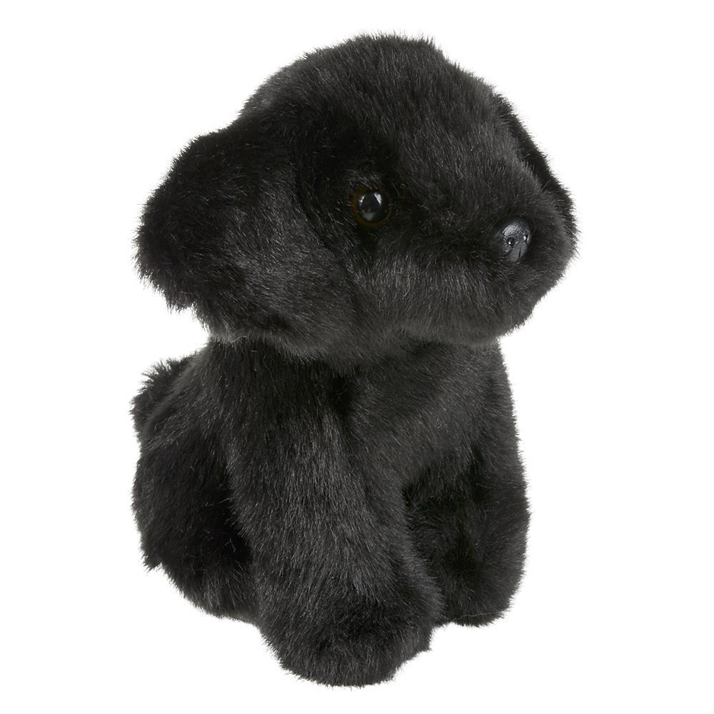 Fluffy, Adorable 6 inch Plush Black Lab Puppy - Super Cuddly and Huggable - Great Gift Idea for Anyone- Even Your Pup - Perfect for Animal Lovers of All Ages, Ages 3+