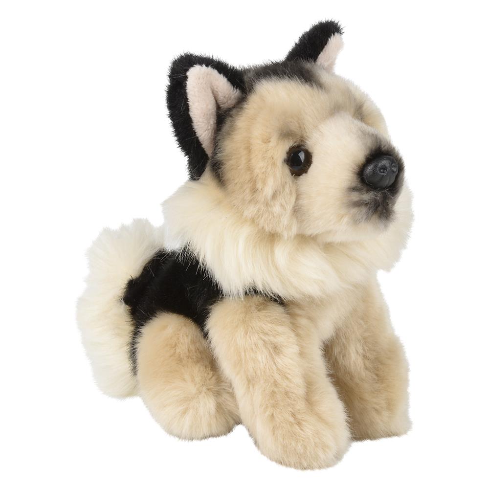 Fluffy, Adorable,6 inch Plush German Shepard Puppy - Super Cuddly and Huggable - Great Gift Idea for Anyone- Even Your Pup - Perfect for Animal Lovers of All Ages - Ages 3+