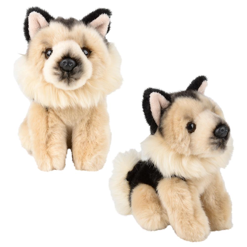 Fluffy, Adorable,6 inch Plush German Shepard Puppy - Super Cuddly and Huggable - Great Gift Idea for Anyone- Even Your Pup - Perfect for Animal Lovers of All Ages - Ages 3+