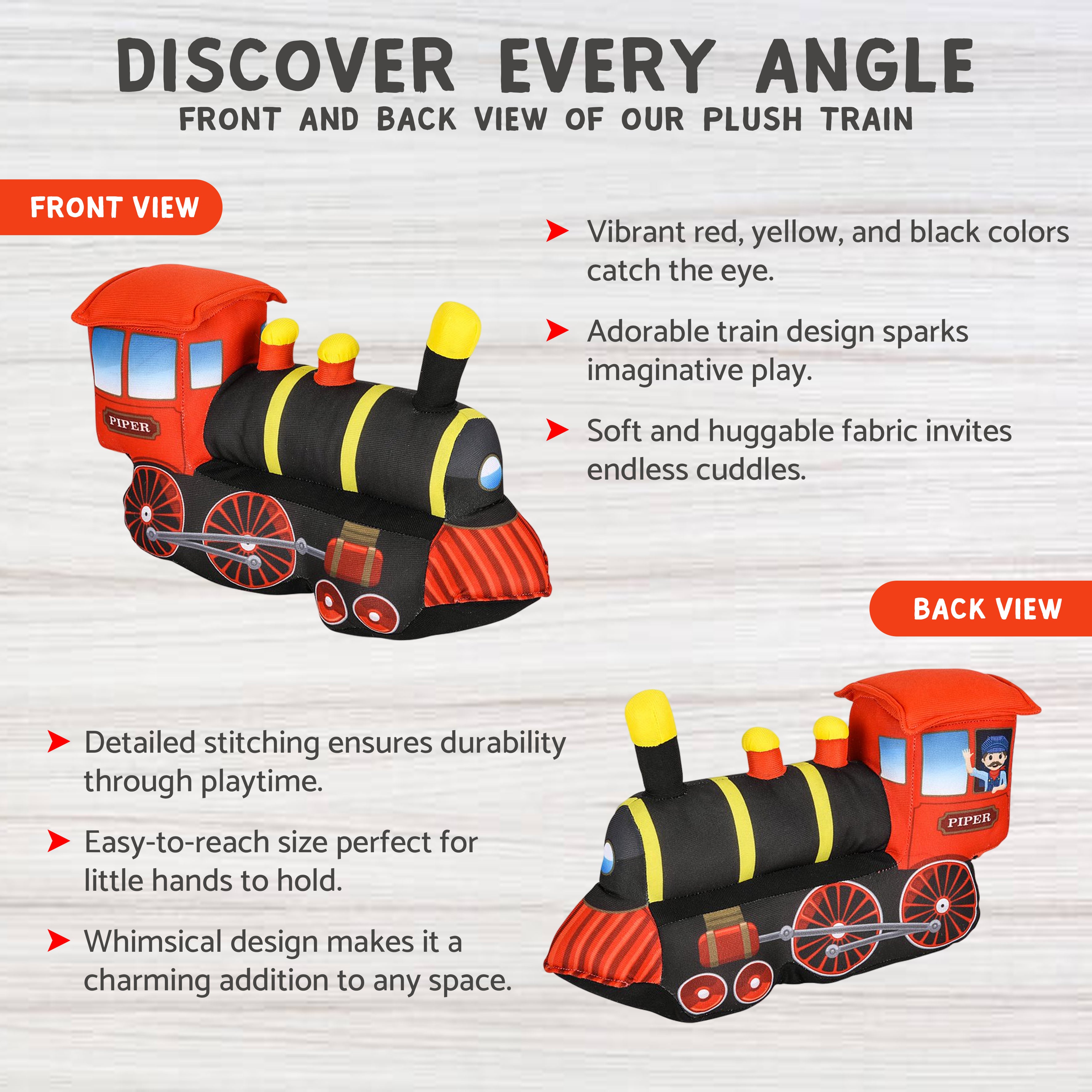 Stuffed train toy on sale